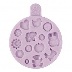 Baby Button, silikonform
